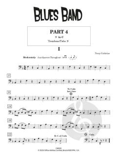 Blues Band: Easy Flexible Ensemble von Terry Cathrine (Download) 