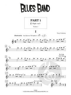 Blues Band: Easy Flexible Ensemble von Terry Cathrine (Download) 