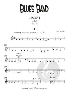 Blues Band: Easy Flexible Ensemble von Terry Cathrine (Download) 