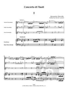 Concerto di Flauti von Alessandro Marcello (Download) 