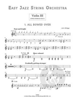 Easy Jazz String Orchestra von John Widger (Download) 