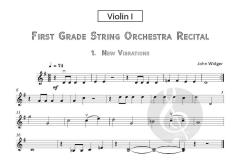 First Grade String Orchestra Recital von John Widger (Download) 