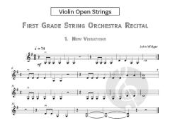 First Grade String Orchestra Recital von John Widger (Download) 