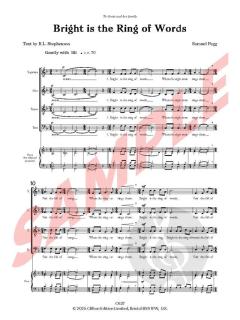 Bright is the Ring of Words von Samuel Pegg (Download) 