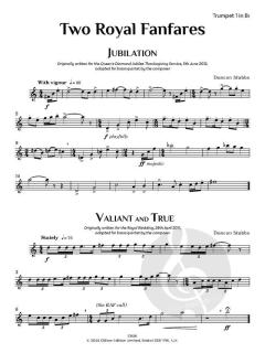 2 Royal Fanfares von Duncan Stubbs (Download) 
