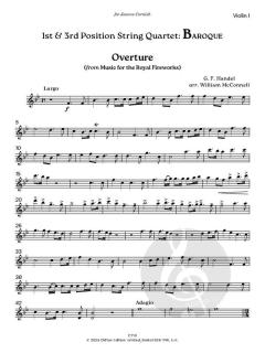 1st & 3rd Position String Quartet: Baroque von Johann Sebastian Bach (Download) 