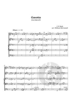 1st & 3rd Position String Quartet: Baroque von Johann Sebastian Bach (Download) 