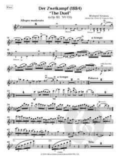Der Zweikampf "The Duel" o.op. 82, TrV 133 (1884) von Richard Strauss (Download) 