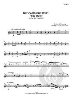 Der Zweikampf "The Duel" o.op. 82, TrV 133 (1884) von Richard Strauss (Download) 