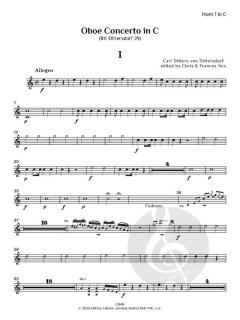 Oboe Concerto in C (Rtt 29) von Carl Ditters von Dittersdorf (Download) 