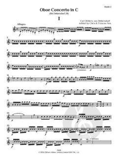 Oboe Concerto in C (Rtt 29) von Carl Ditters von Dittersdorf (Download) 