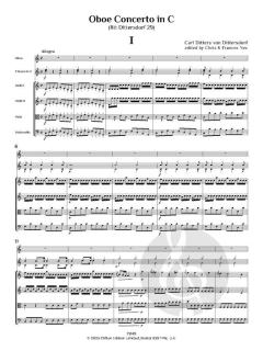 Oboe Concerto in C (Rtt 29) von Carl Ditters von Dittersdorf (Download) 