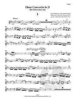 Oboe Concerto in D (Rtt 30) von Carl Ditters von Dittersdorf (Download) 