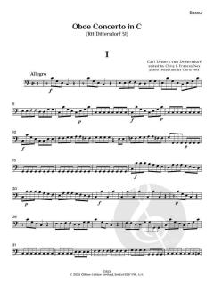 Oboe Concerto in C (Rtt 31) von Carl Ditters von Dittersdorf (Download) 