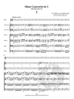 Oboe Concerto in C (Rtt 32) von Carl Ditters von Dittersdorf (Download) 