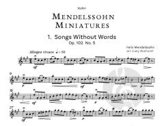 Mendelssohn Miniatures: 3 Songs Without Words  von Felix Mendelssohn Bartholdy (Download) 
