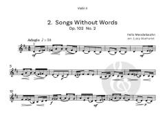 Mendelssohn Miniatures: 3 Songs Without Words  von Felix Mendelssohn Bartholdy (Download) 