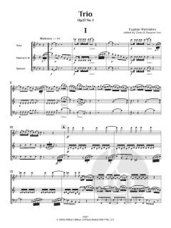 Trio op. 12 No. 1 in B flat von Eugène Walckiers 