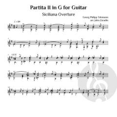 Suite II von Georg Philipp Telemann (Download) 