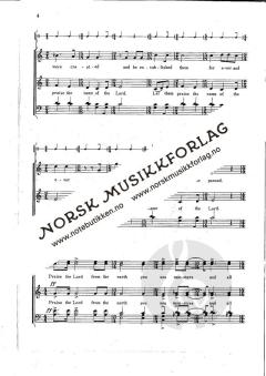 Song of Praise von Knut Nystedt 