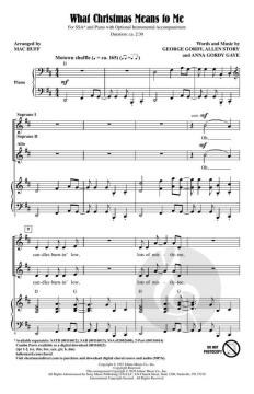 What Christmas Means to Me von Allen Story 