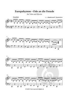 Europahymne - Ode an die Freude von Ludwig van Beethoven (Download) 