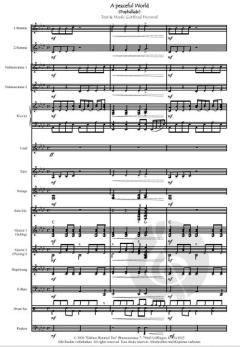 A Peaceful World (Das die Erde, Friedvoll werde) von Gottfried Hummel 