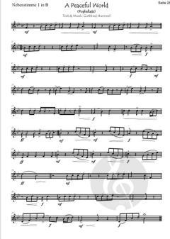 A Peaceful World (Das die Erde, Friedvoll werde) von Gottfried Hummel 