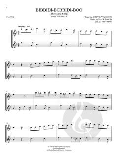 Disney Songs for 2 Flutes 