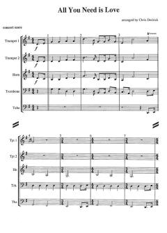 Canadian Brass - All You Need Is Love (John Lennon) 