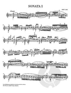 Sonaten und Partiten BWV 1001-1006 von Johann Sebastian Bach für Violine solo (unbezeichnete und bezeichnete Stimme) im Alle Noten Shop kaufen (Sale)