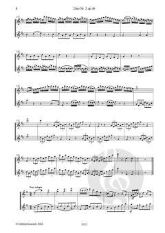 Duo Nr. 2 op. 46 von Georg Abraham Schneider 