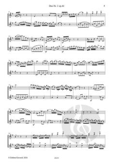 Duo Nr. 2 op. 46 von Georg Abraham Schneider 