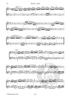 Duo Nr. 2 op. 46 von Georg Abraham Schneider 