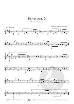 Serenade 5 KV439b von Wolfgang Amadeus Mozart 