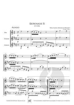 Serenade 5 KV439b von Wolfgang Amadeus Mozart 