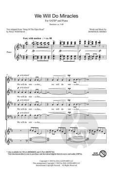 We Will Do Miracles von Dominick DiOrio (Download) 