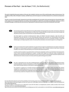 Pioneers of the Past von Jan de Haan 