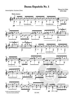 Danza Española No. 1 & 2 von Manuel de Falla 