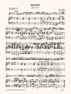 Sonata op. 1, No. 14 von Georg Friedrich Händel 