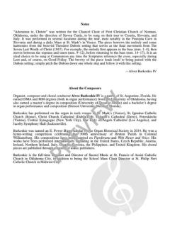 Adoramus te, Christe von Alvez Barkoskie IV 