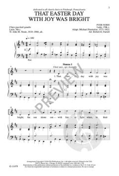 That Easter Day with Joy Was Bright 