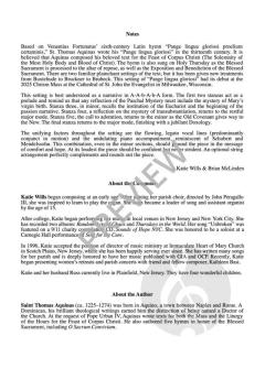 Pange lingua gloriosi von K. Wills 