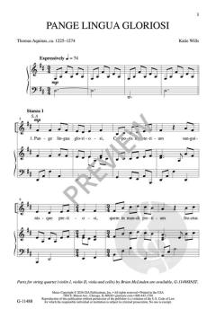 Pange lingua gloriosi von K. Wills 