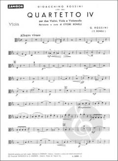 Quartetto N. 4 von Gioacchino Rossini 
