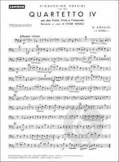 Quartetto N. 4 von Gioacchino Rossini 