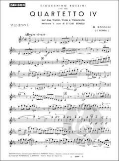 Quartetto N. 4 von Gioacchino Rossini 