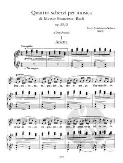 Quattro scherzi per musica op. 35/2 von Mario Castelnuovo-Tedesco 