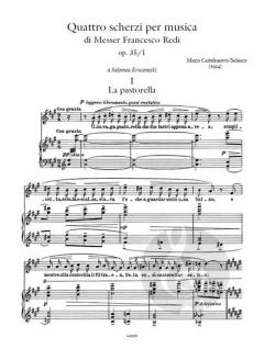 Scherzi per musica op. 35 von Mario Castelnuovo-Tedesco 