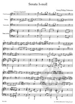 Sonate h-Moll von Georg Philipp Telemann (Download) 